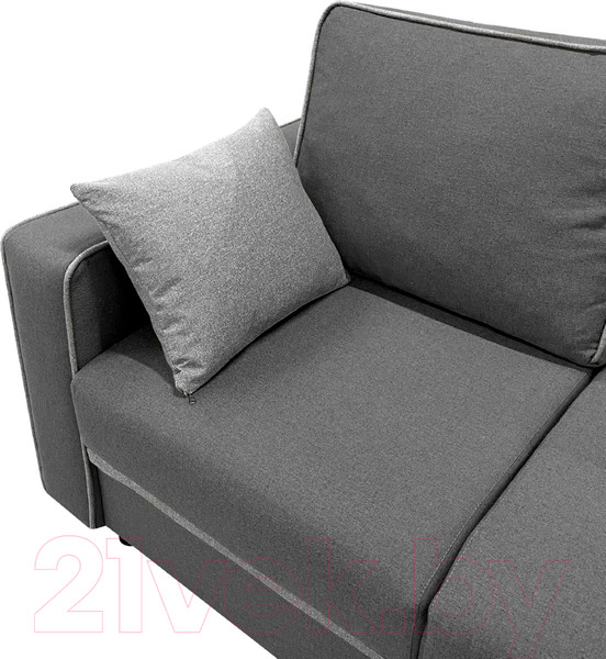 Изображение товара Диван Аквилон Кредо (солта графит/солта грей)