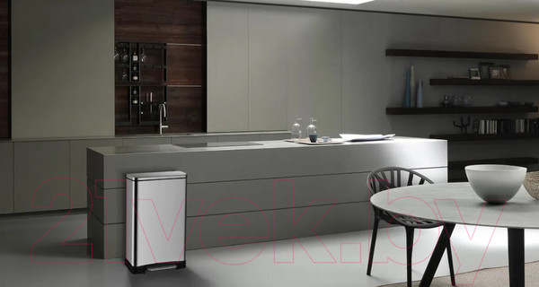 Изображение товара Мусорное ведро WeltWasser Lassy MT 12L (матовая сталь)