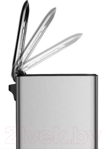 Изображение товара Мусорное ведро WeltWasser Wally TG 12L (серый матовый)