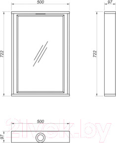 Изображение товара Зеркало Какса-А Verona 50 (с полкой)