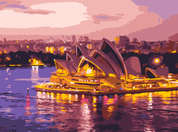 Изображение товара Картина по номерам Lori Уникальный Сидней / Рх-017