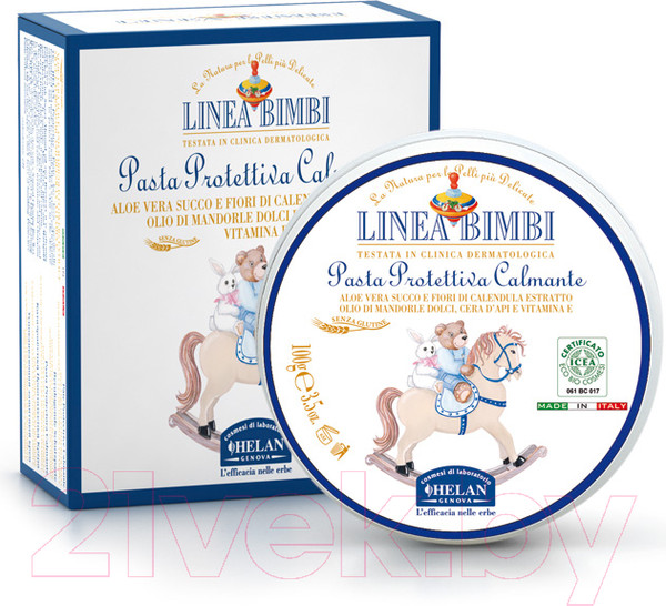 Изображение товара Крем детский Helan Linea Bimbi Увлажняющий для зоны пеленания / 39P (100мл)