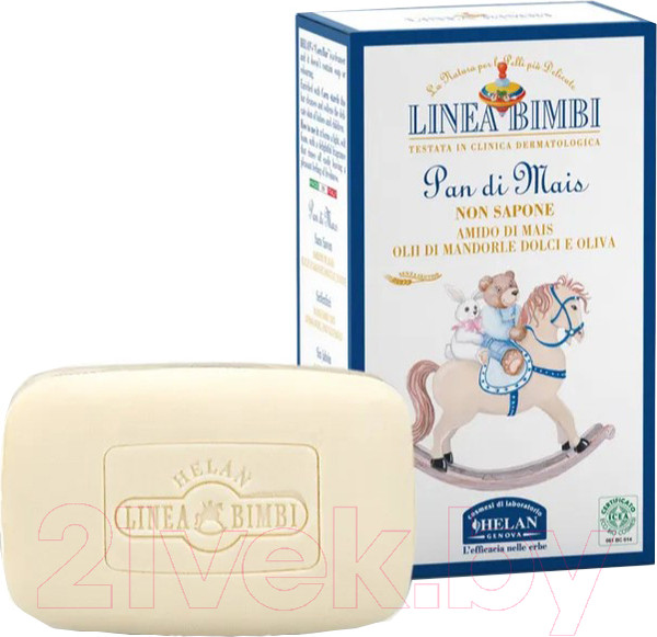 Изображение товара Мыло твердое детское Helan Linea Bimbi Органическое Без щелочи / 39SM  (100г)