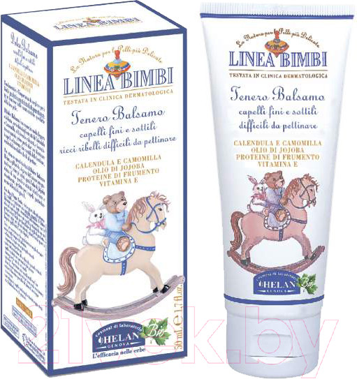 Изображение товара Бальзам для волос детский Helan Linea Bimbi Смягчающий / 39BC
