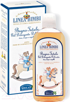 Изображение товара Шампунь-гель детский Helan Linea Bimbi Для волос и тела / 39B (250мл)