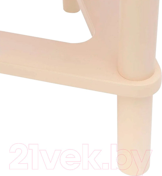 Изображение товара Стойка для одежды Мебелик Костюмная с сиденьем В 26Н (слоновая кость)