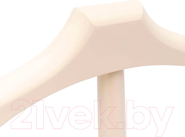 Изображение товара Стойка для одежды Мебелик Костюмная с сиденьем В 26Н (слоновая кость)