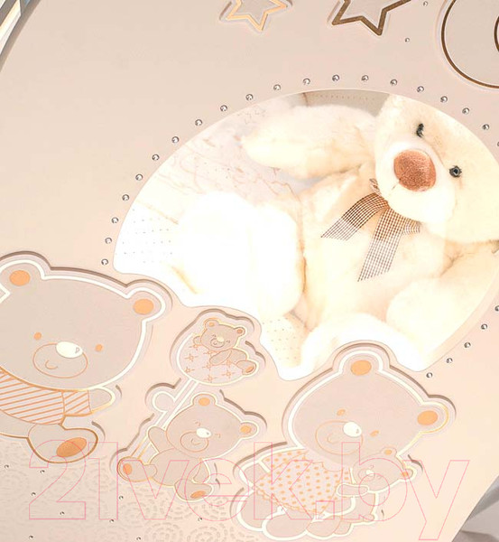 Изображение товара Детская кроватка Italbaby Happy Family Oblo 070.0800-0006 (кремовый)