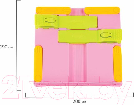 Изображение товара Подставка для книг Юнландия 237907 (розовый)