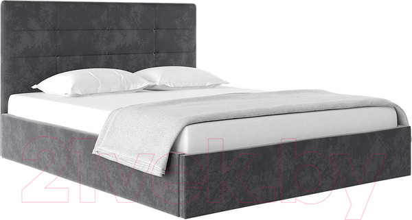 Изображение товара Каркас кровати НК Мебель Соната 140x200 / 72305122 (велюр серый)