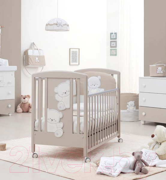 Изображение товара Детская кроватка Italbaby Baby Jolie / 070.0115 (шоколад)