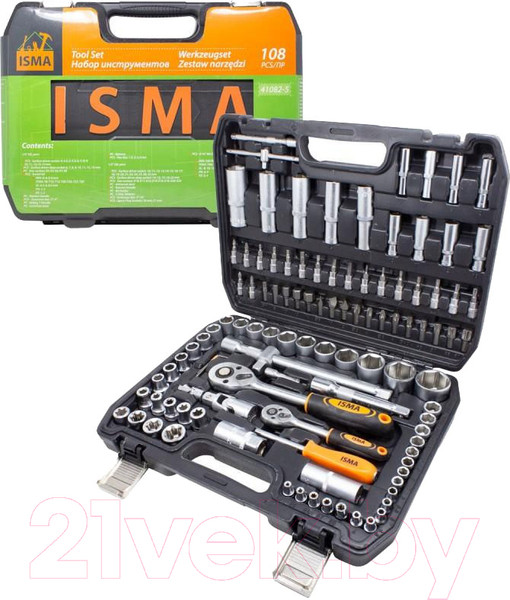 Изображение товара Универсальный набор инструментов ISMA 41082-5(50775)