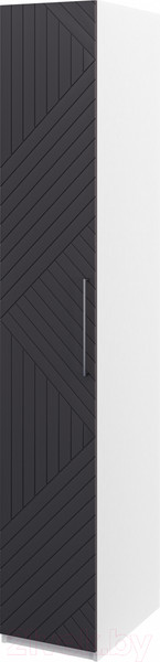 Изображение товара Шкаф-пенал Мебель-Неман Отис МН-039-05 П5 (белый/графит)