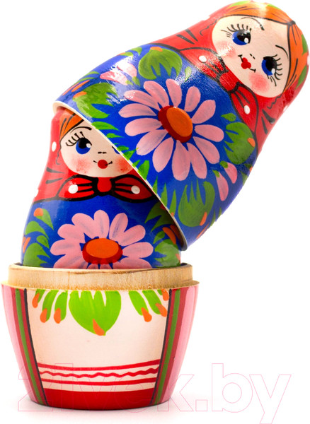 Изображение товара Матрешка сувенирная Брестская Фабрика Сувениров В виде красивых украшений из лилий 5004