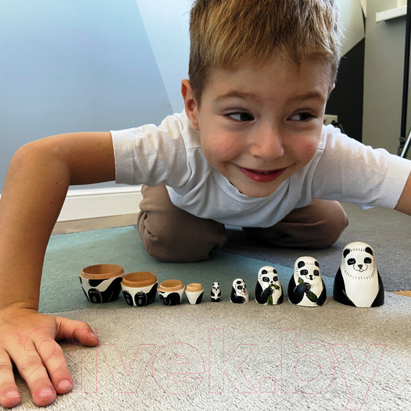 Изображение товара Матрешка сувенирная Брестская Фабрика Сувениров В виде панды 5123