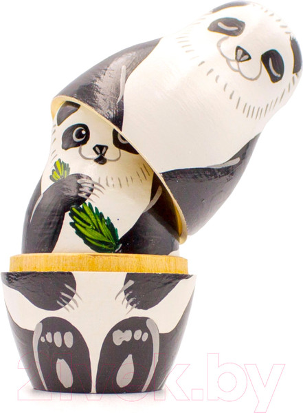 Изображение товара Матрешка сувенирная Брестская Фабрика Сувениров В виде панды 5123