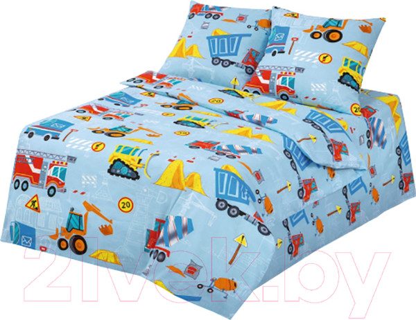 Изображение товара Комплект постельного белья АртПостель Строитель 100