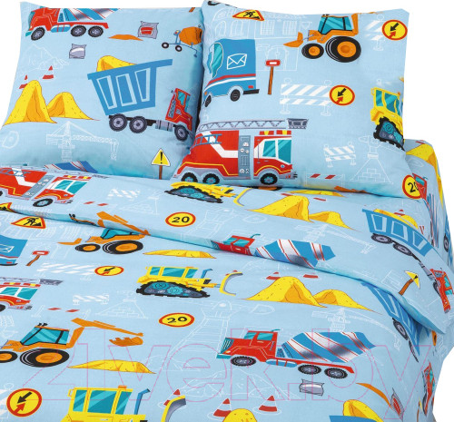 Изображение товара Комплект постельного белья АртПостель Строитель 100