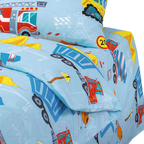 Изображение товара Комплект постельного белья АртПостель Строитель 100