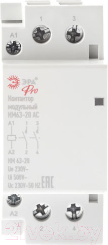 Изображение товара Контактор ЭРА Pro NO-902-296 КМ63-20 AC / Б0049161