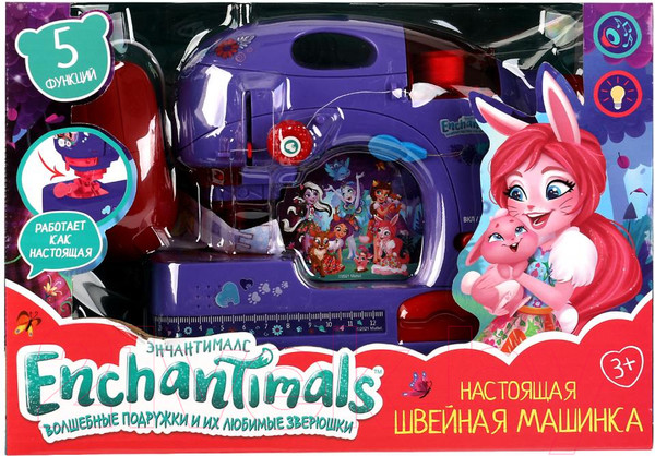 Изображение товара Швейная машина игрушечная Играем вместе Энчантималс / 1901U202-R5