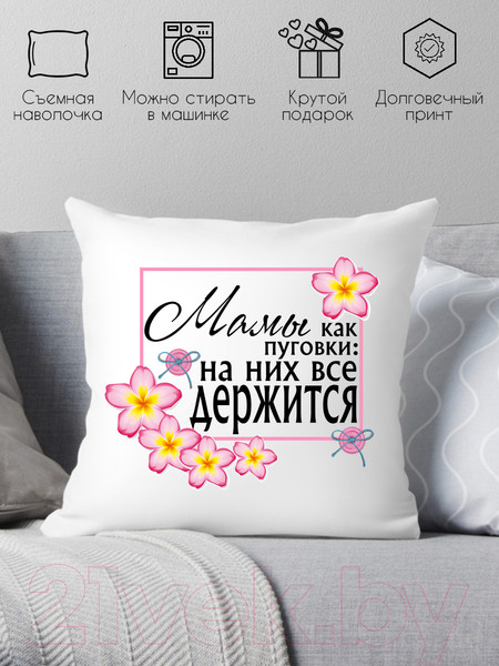 Изображение товара Подушка декоративная Print Style 40x40bel13