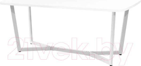 Изображение товара Обеденный стол Millwood Лофт Мюнхен 180x90x75 (белый/металл белый)