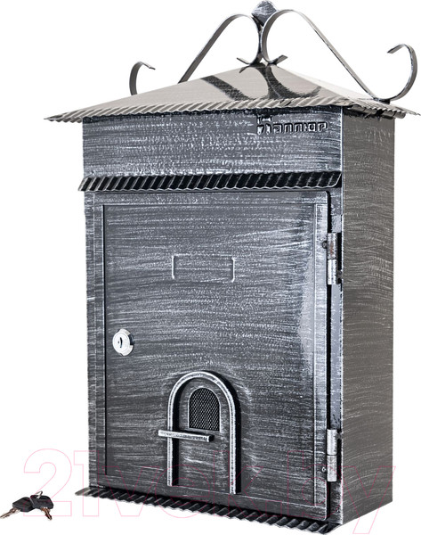 Изображение товара Почтовый ящик Аллюр №2006 (старое серебро)