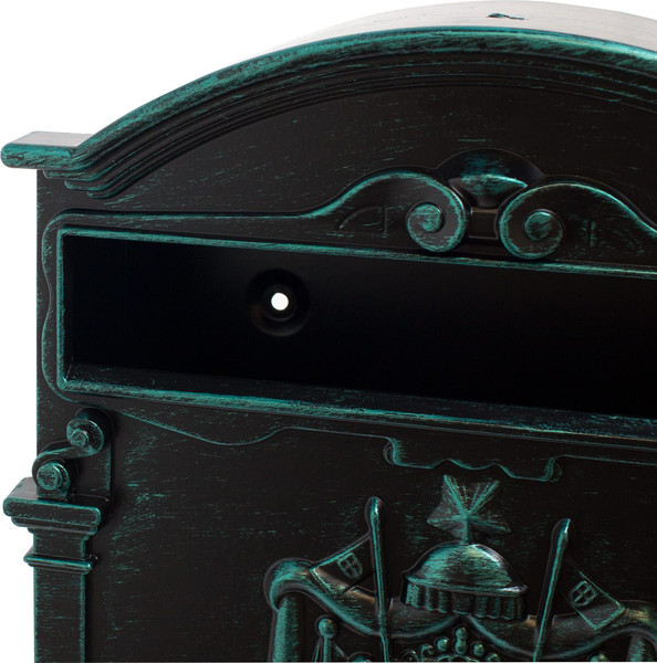 Изображение товара Почтовый ящик Аллюр №4010В (зеленая патина)