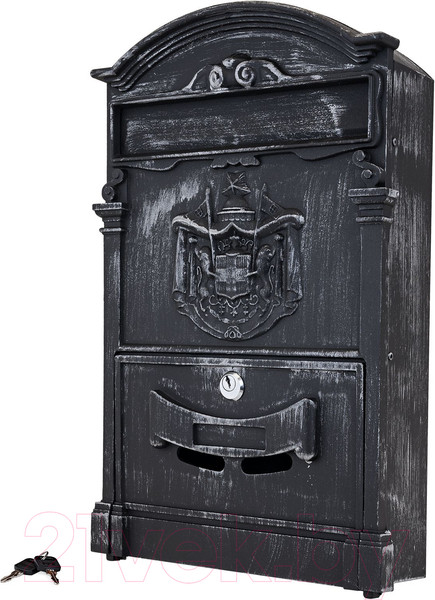 Изображение товара Почтовый ящик Аллюр №4010В (старое серебро)