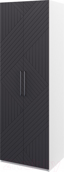 Изображение товара Шкаф Мебель-Неман Отис МН-039-06 П5 (белый/графит)