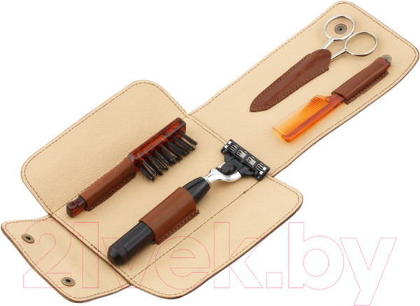 Изображение товара Набор для бритья IL Ceppo Mach3 / SV1210MM (коричневый)