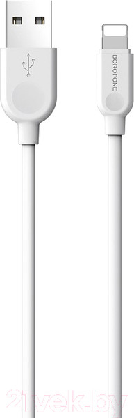 Изображение товара Кабель Borofone BX14 LinkJet AM-8pin Lightning (3м, белый)