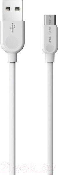 Изображение товара Кабель Borofone BX14 LinkJet AM-microBM (2м, белый)