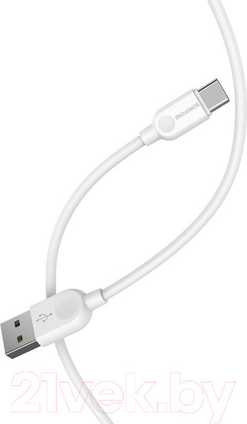 Изображение товара Кабель Borofone BX14 LinkJet AM-Type-C (3м, белый)