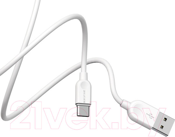 Изображение товара Кабель Borofone BX14 LinkJet AM-Type-C (3м, белый)