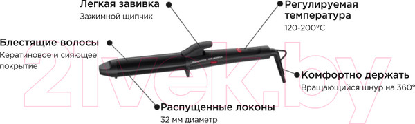 Изображение товара Плойка Rowenta CF323LF0