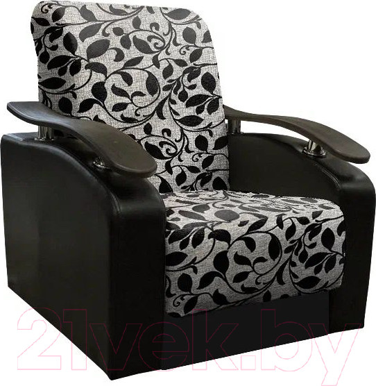 Изображение товара Комплект мягкой мебели Асмана Антуан (рогожка завиток черный/кожзам черный)