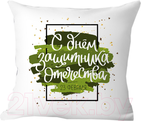 Изображение товара Подушка декоративная Print Style День защитника отечества 40x40fev4