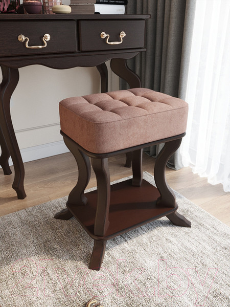 Изображение товара Банкетка Мебелик Берже 26 (темно-коричневый)