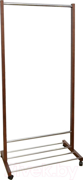 Изображение товара Стойка для одежды Мебелик В 35Н (средне-коричневый)