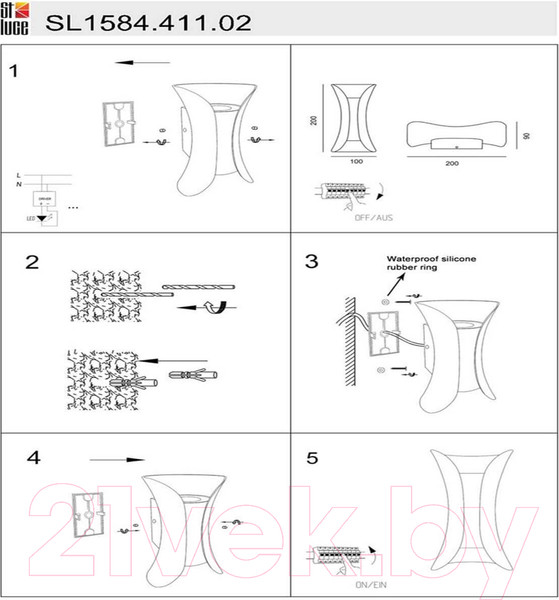 Изображение товара Бра ST Luce Cosetto SL1584.411.02