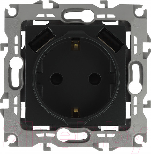 Изображение товара Розетка ЭРА 12-4109-05 / Б0047844 (антрацит)
