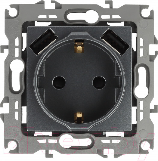 Изображение товара Розетка ЭРА 12-4109-12 / Б0047846 (графит)