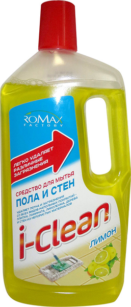 Изображение товара Чистящее средство для пола I-Clean Лимон (1л)
