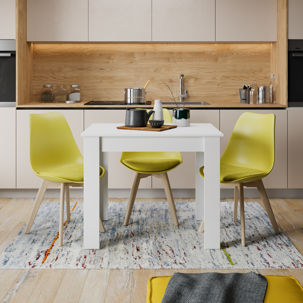 Изображение товара Обеденный стол ТриЯ Промо тип 1 (белый/белый)