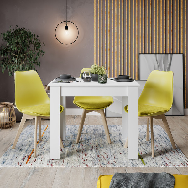 Изображение товара Обеденный стол ТриЯ Промо тип 1 (белый/белый)