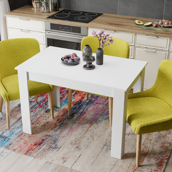 Изображение товара Обеденный стол ТриЯ Промо тип 2 (белый/белый)