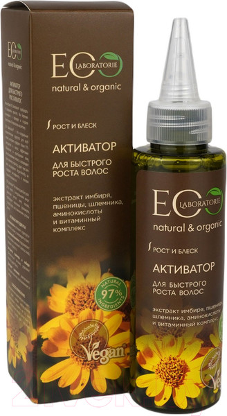 Изображение товара Сыворотка для волос Ecological Organic Laboratorie Активатор для быстрого роста волос (100мл)