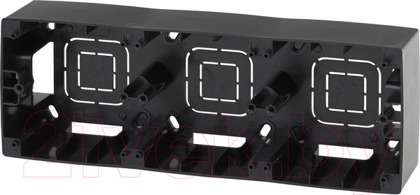 Изображение товара Коробка открытого монтажа ЭРА 12-6103-06 / Б0043185 (черный)